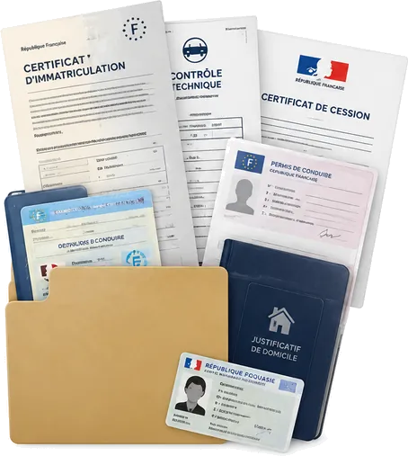 Documents à préparer pour établir le dossier Carte-Grise